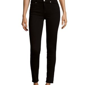 7 For All Mankind slim black jeans